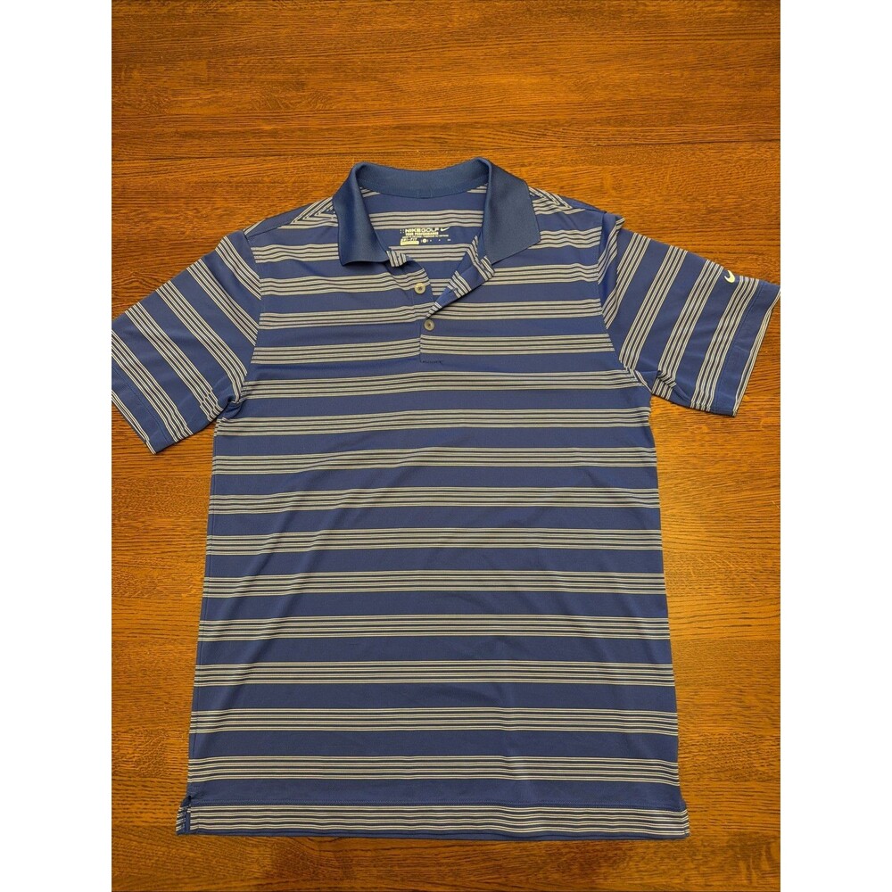 Nike Golf Dri-Fit Performance Polo Shirt Blue Men's Small S